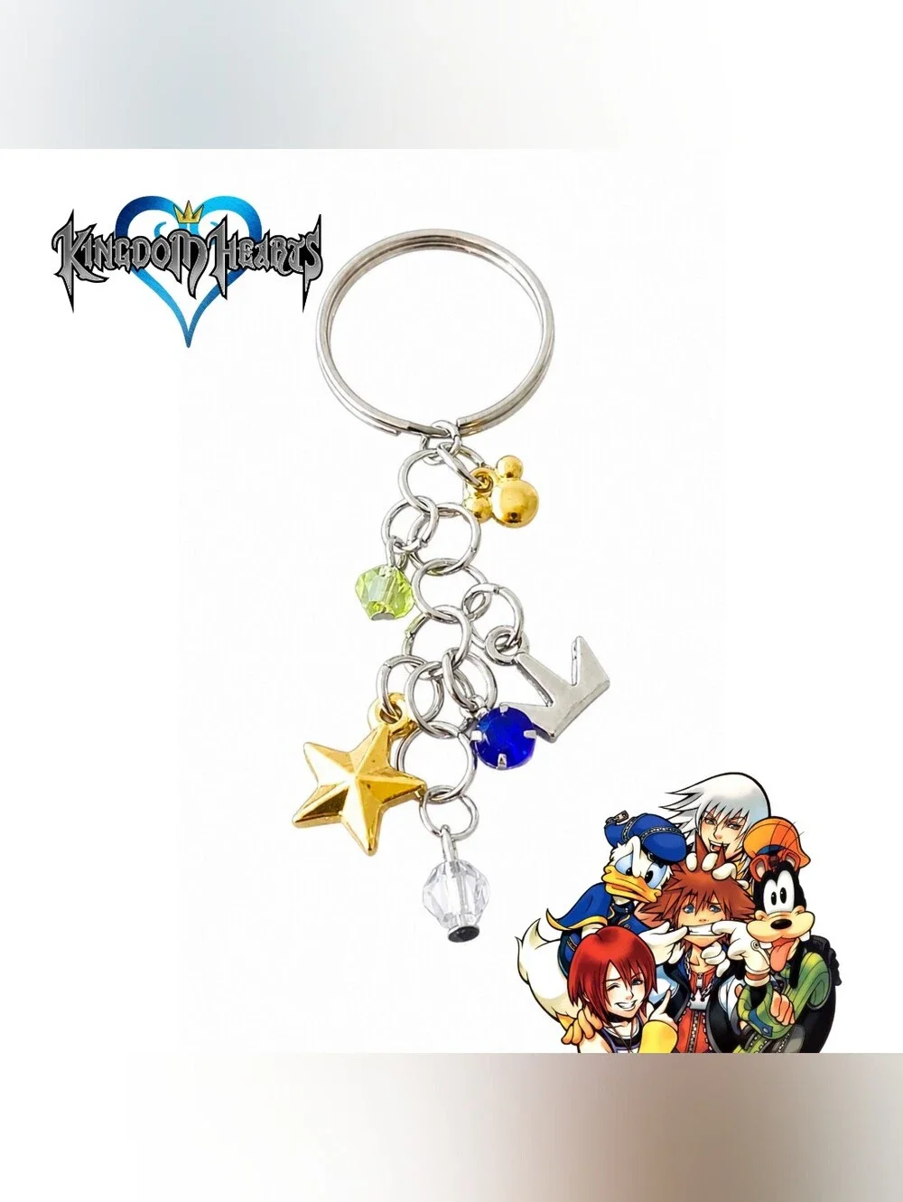 Kingdom Hearts Charm Keychain